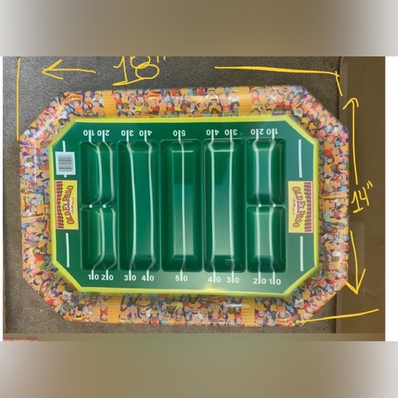 Old El Paso Other - 3(three): VINTAGE OLD EL PASO FOOTBALL SERVING TRAYS.